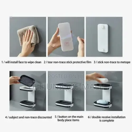 Double Layer Wall Mount Soap Dish