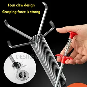 Long Stainless Steel Pipe Unblocker Grabber Flexible Drain Auger