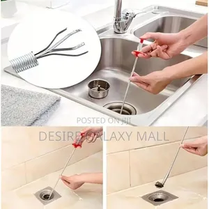 Long Stainless Steel Pipe Unblocker Grabber Flexible Drain Auger