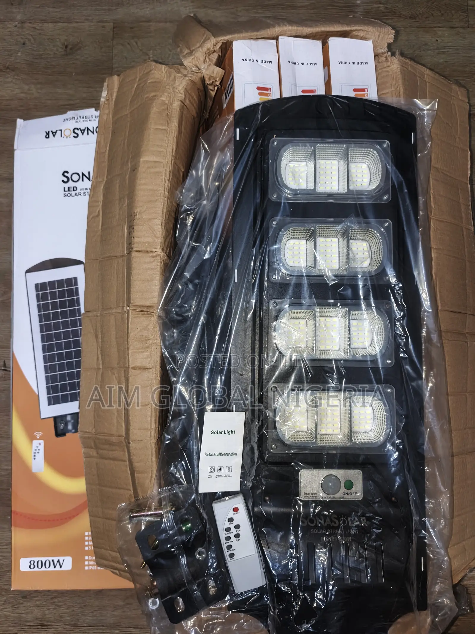 800w Sona Solar Street Light
