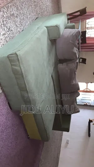L Shaped Chairs With an Ottoman and Fully Fiber Back Rest Pillows