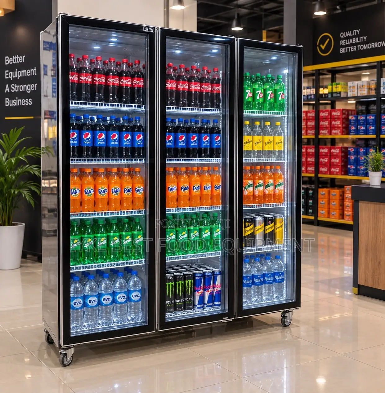 Three Door Display Chiller