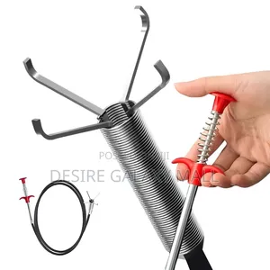 Long Stainless Steel Pipe Unblocker Grabber Flexible Drain Auger