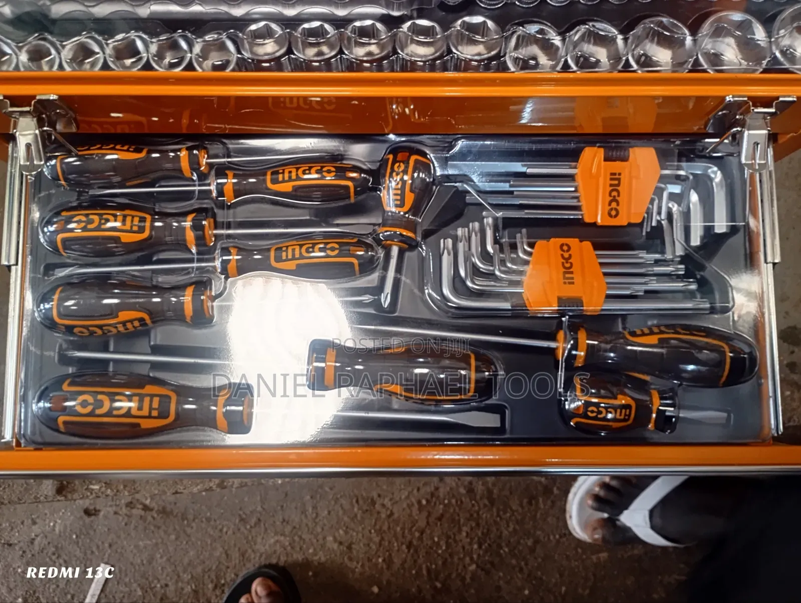 INGCO 132 PCS Tool Chest Set – Complete Professional Tool Box