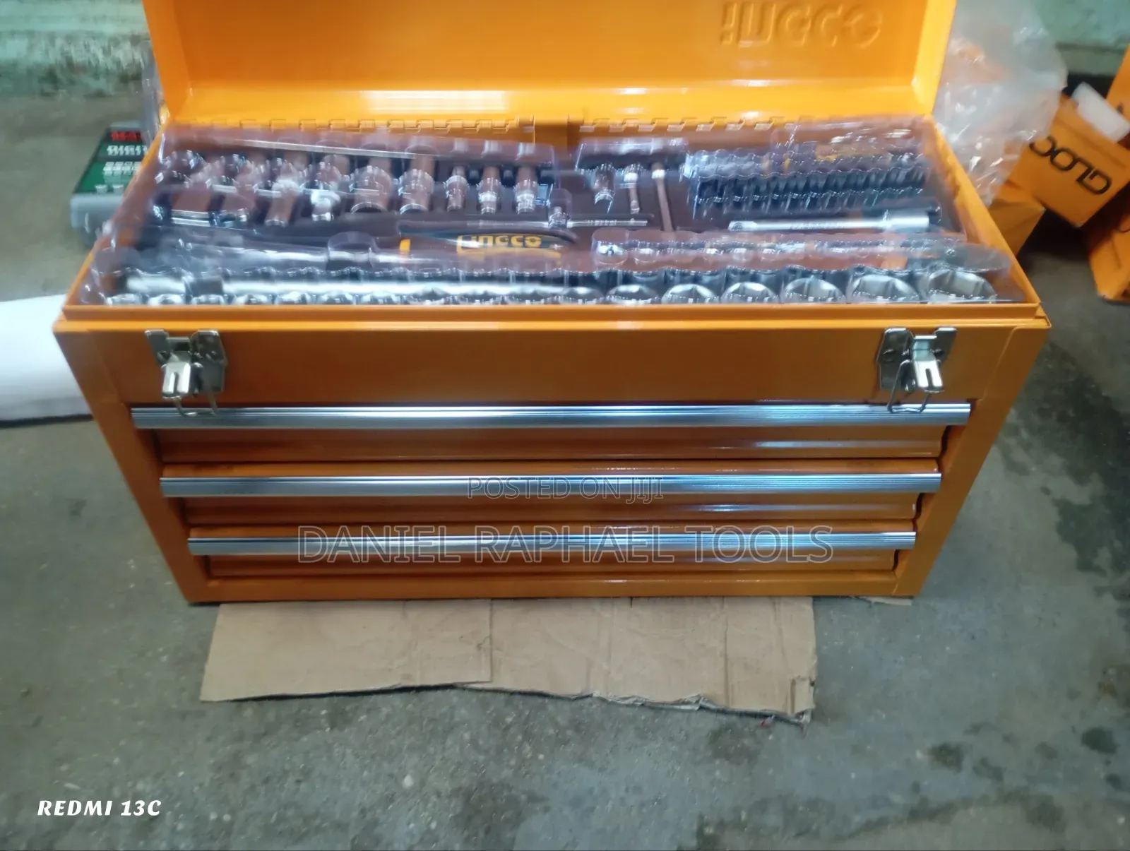 INGCO 132 PCS Tool Chest Set – Complete Professional Tool Box