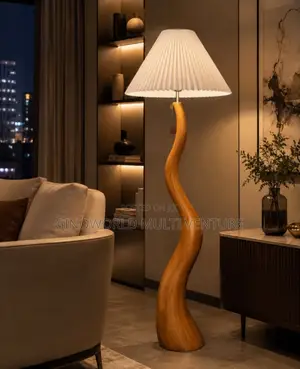 Floor Wooden Lamp