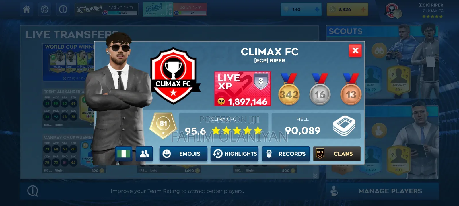 Confirm DLS26 Gaming Account for Sale
