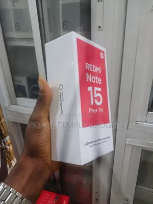 New Xiaomi Redmi Note 15 Pro+ 256 GB Black