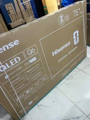 Hisense 75 Inches Smart TV Qled Dolby Vision