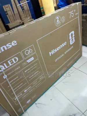 Crisp Display Hisense 75 Inches Qled Television