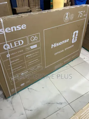 Crisp Display Hisense 75 Inches Qled Television
