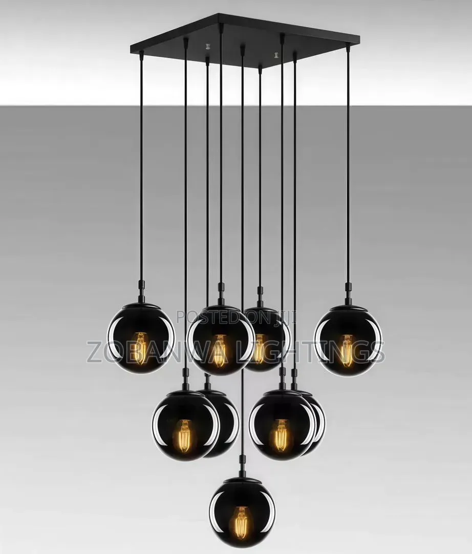 Designer's Creative Art LED Glass Hanging Lamp