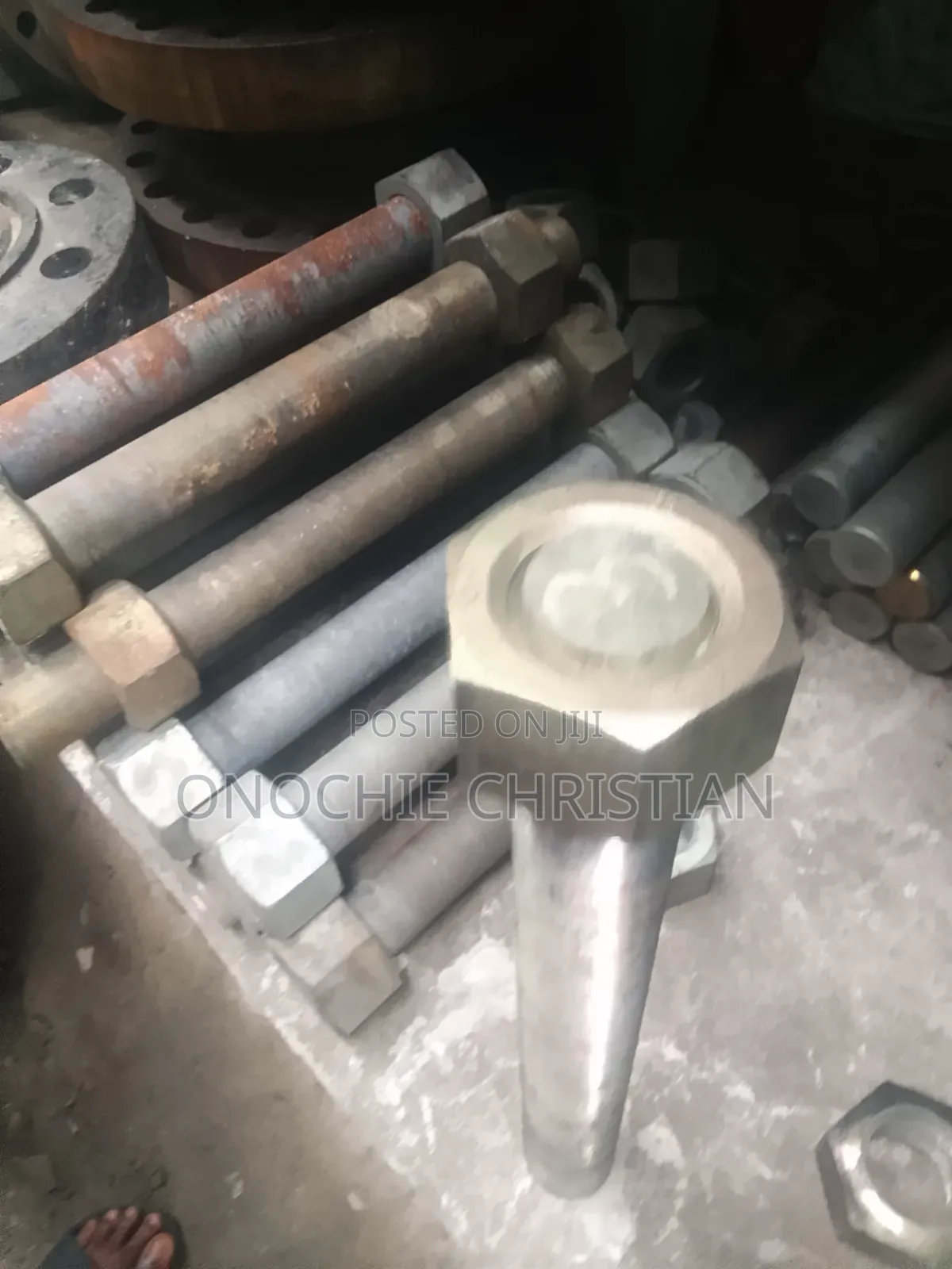 2"x500 Stud Boit and Nut
