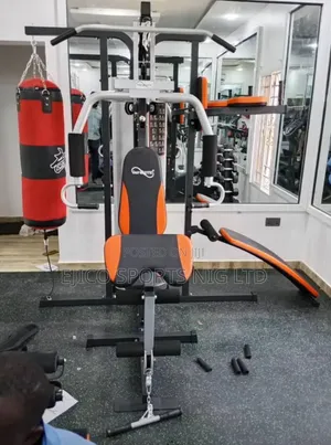Station Gym With Punching Bag