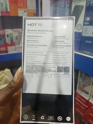 New Infinix Hot 70 256 GB Black