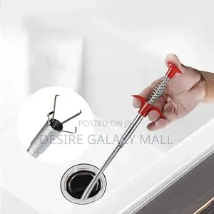 Long Stainless Steel Pipe Unblocker Grabber Flexible Drain Auger