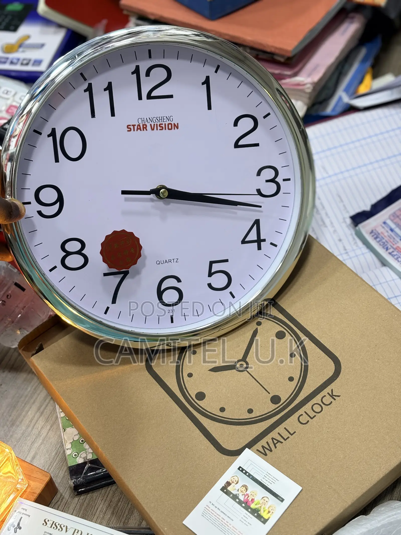 Spy Wall Clock Camera