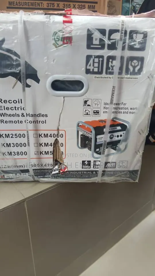 5kva Kemage Remote Control Petrol Generator 100%copper Coil