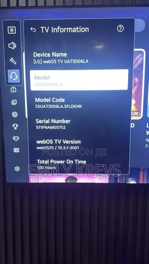 2025 LG TV Uhd 55inch Ua73 Smart TV Hdr10 
Webos25