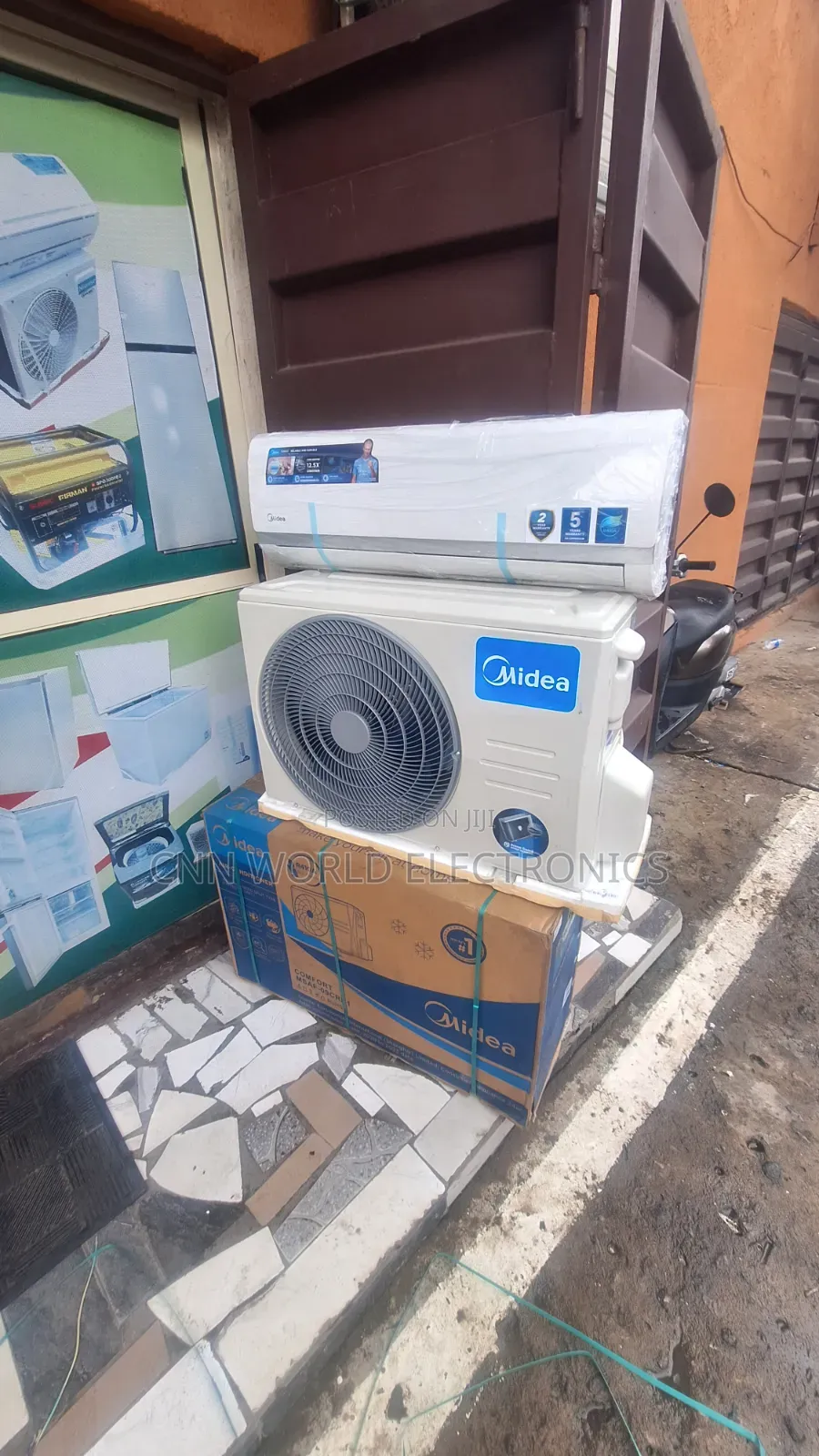 New Midea 1.5hp Split AC (Copper ) Super Cooling Warranty 2years