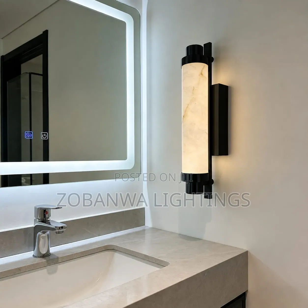 Tinlaibor Artificial Marble Wall Lamp