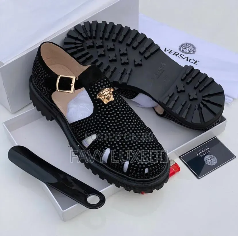 Versace Closed-Toe Sandals