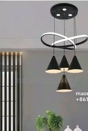 New Nordic Bedside Line Geometric Chandelier
