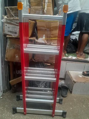 Heavy Duty 16ft Multipurpose Fiber Ladder – Brand New
