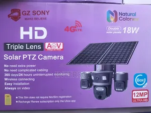 3 Lens UBOX 18W Solar Pane Supports 4G LTE Ubox App 2MP Ultra HD