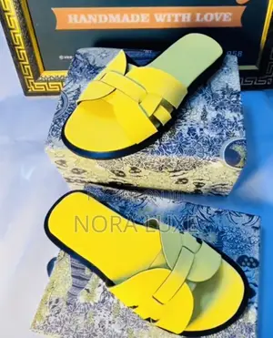 Women’s Handmade Stylish Flat Sandals – Yellow Other Colors