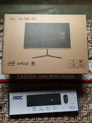 All in One PC Intel 22 Inches Screen Monitor With Keyboard Mousepad
