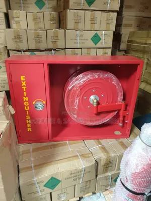 Fire Hose Reel Cabinet With Extinguisher
