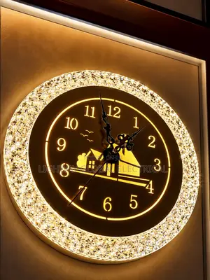 Clock  Led Wall Light 