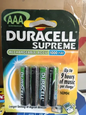 Duracell Rechargeable Battery AAA AA Plus