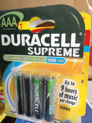 Duracell Rechargeable Battery AAA AA Plus
