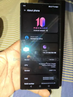 ZTE nubia RedMagic 8 Pro 256 GB Black