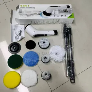 Rechargeable 9-in-1 Spin Scrubber Cleaning Brush