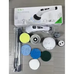 Rechargeable 9-in-1 Spin Scrubber Cleaning Brush