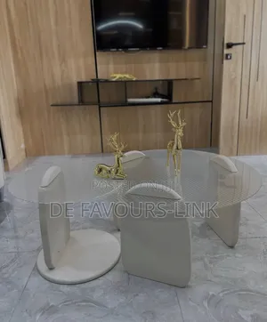 White Glass Center Table