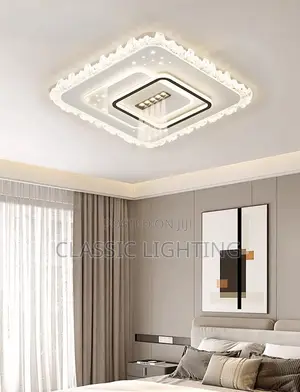 Round Square Led Ceiling Lights Simple Villa Hotel Bedroom Study Room