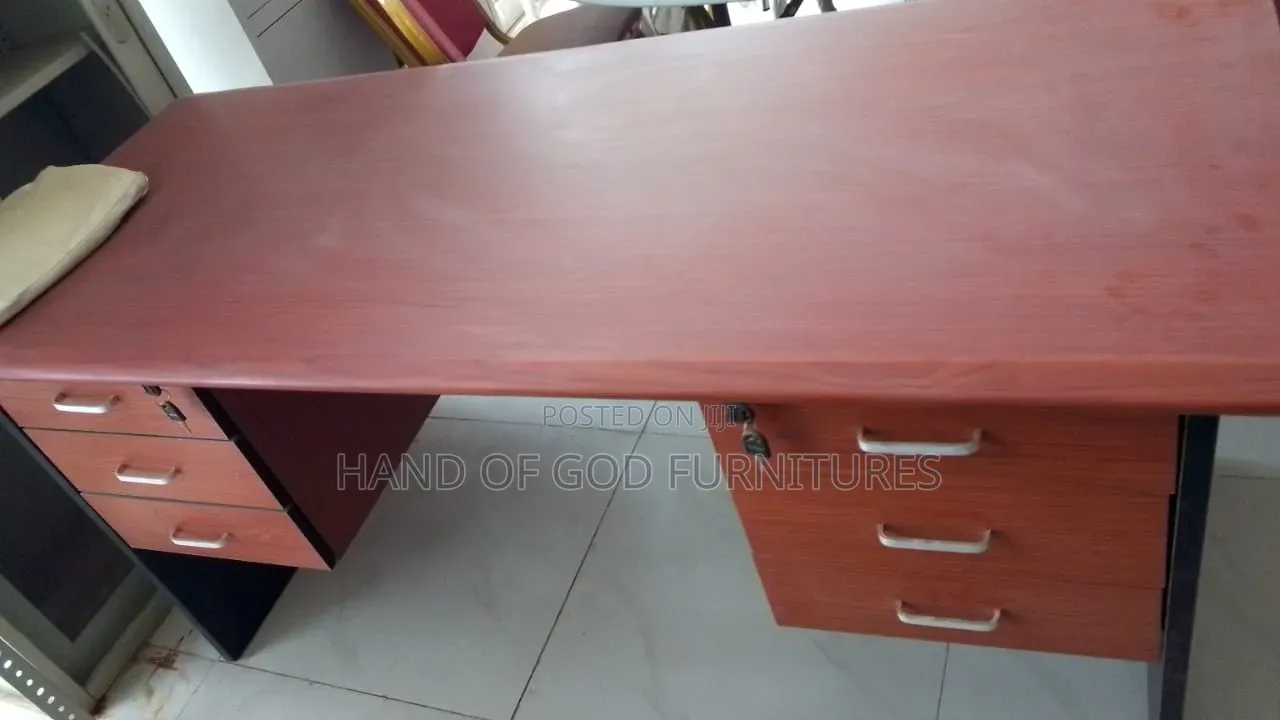2 Side Drawer Office Table