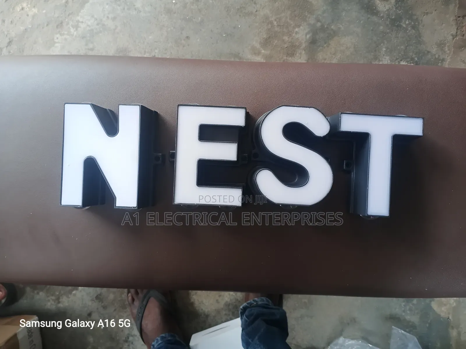 Write Your Company Name With Alphabetic Llightings