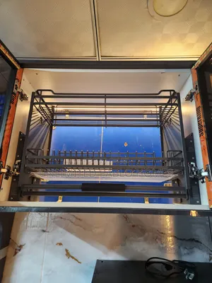Pull-Down Kitchen Cabinet Dish Rack