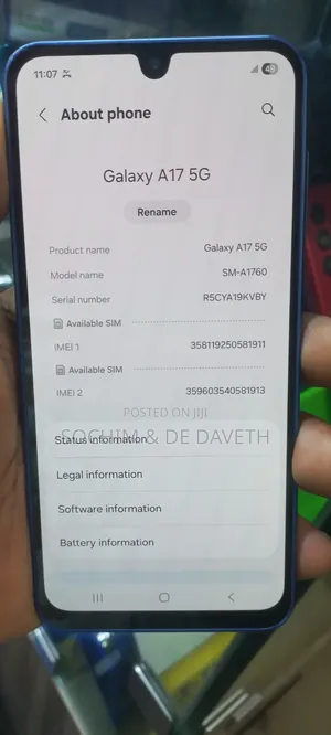 Samsung Galaxy A17 5G 128 GB Blue