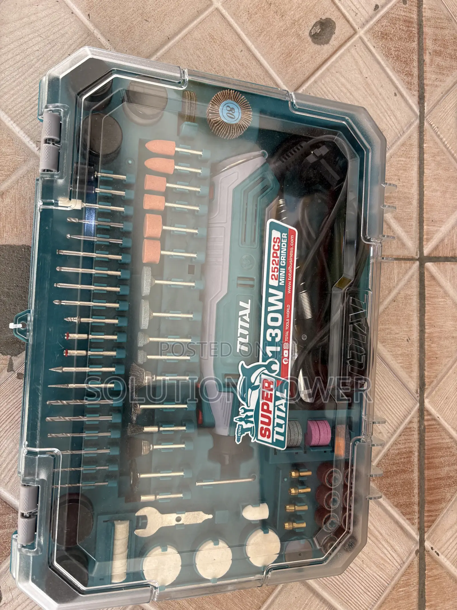 Total 252pcs Mini Set of Grinder