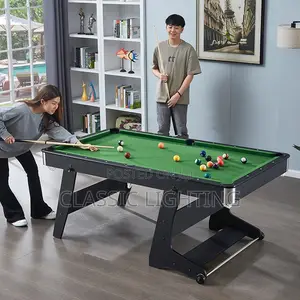 6FT 3-in-1 Folding Multi-Game Pool Table,Convertible Table