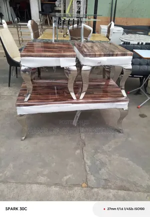 High Quality Marble Sides Stool and Center Table
