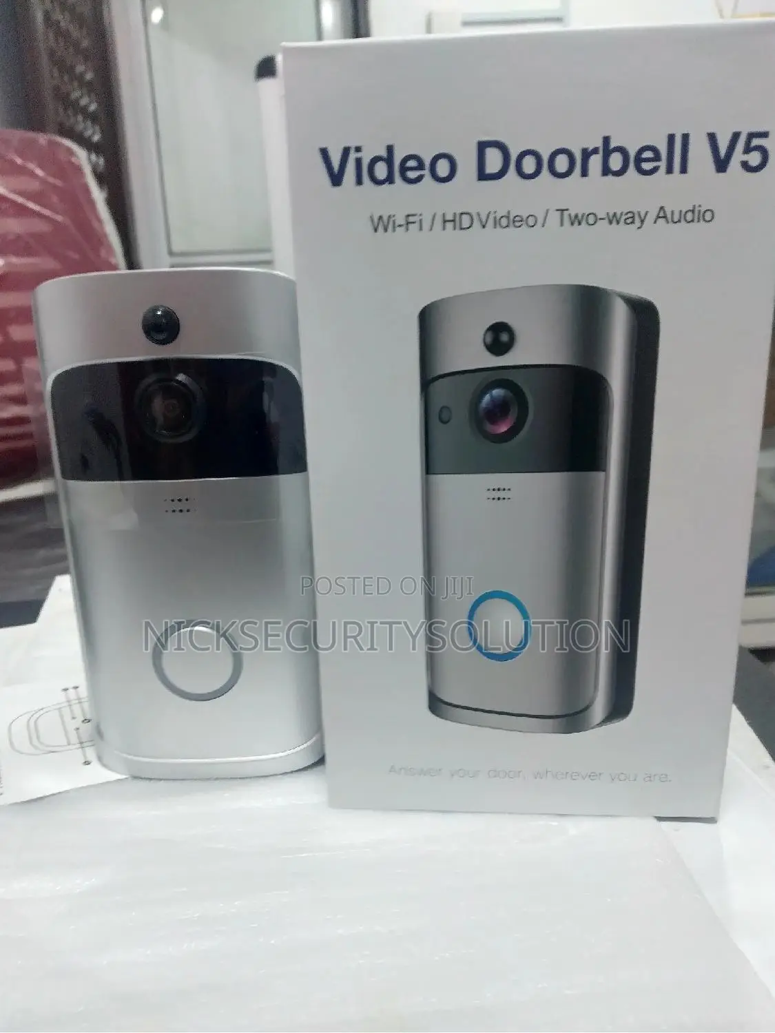V5 Video Doorbell Camera , 2.4G Wi-Fi Connection,