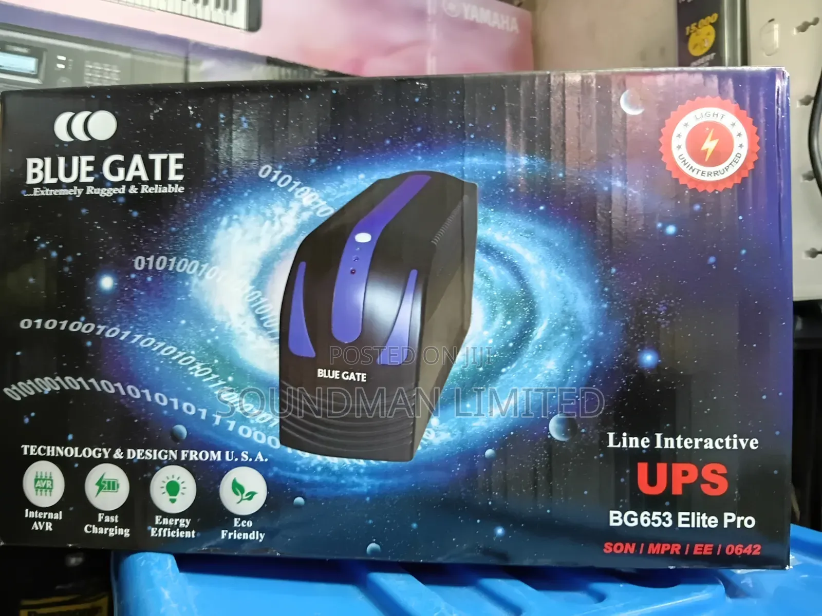 Bluegate 650va UPS Line Interactive BG653 Elite Pro