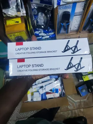 Laptop Steel Stand / Creative Folding Storage Bracket.